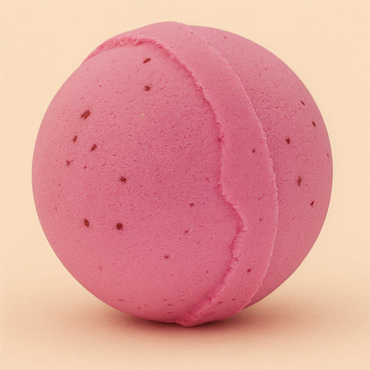 Noctelle Rose Quartz Bath Bomb with rose oil and soothing botanicals