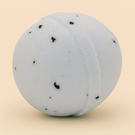 White Jasper Bath Bomb by Noctelle fizzing in a relaxing, mineral-rich bath.