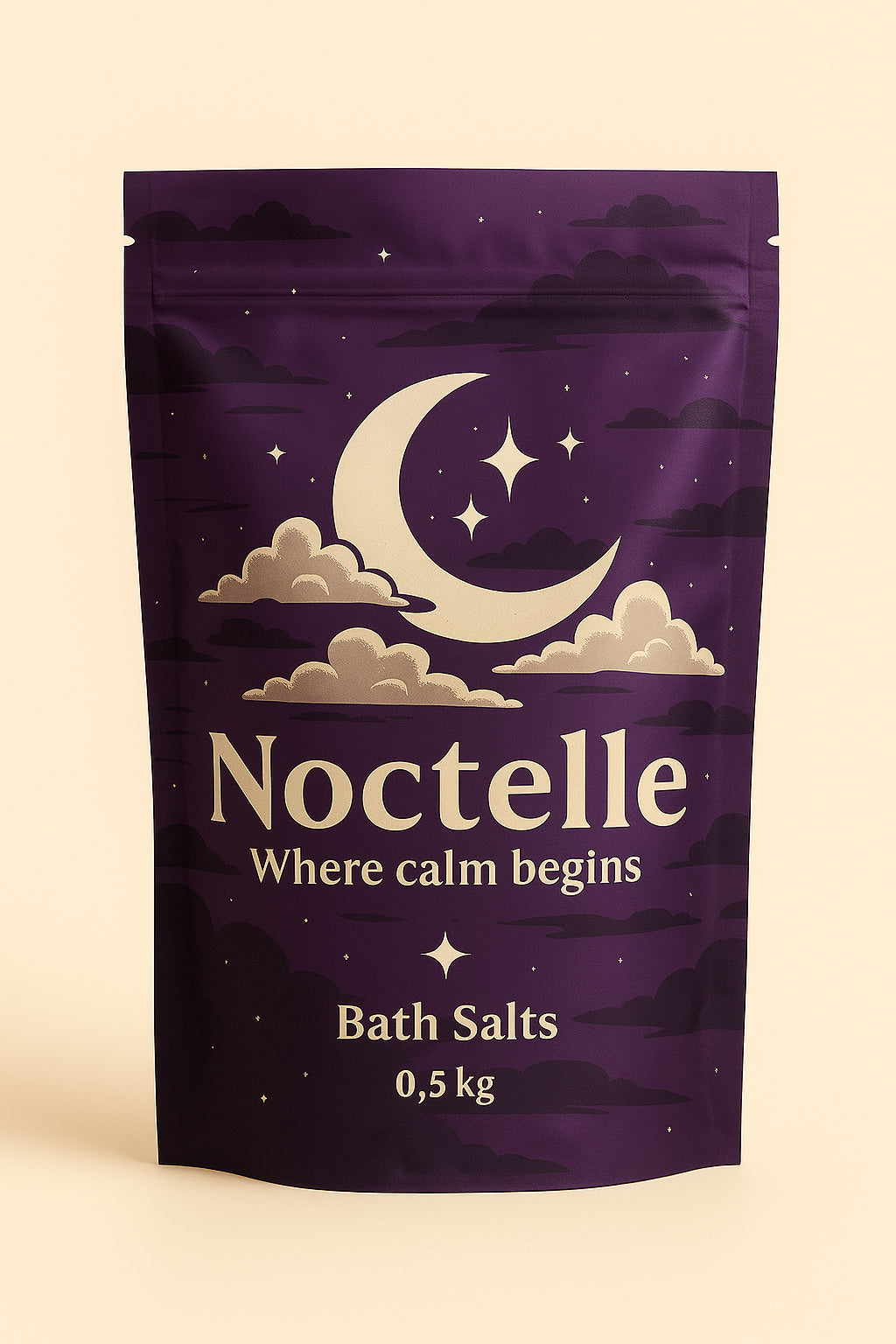 Lavender Moonbeam & Jojoba Bath Salt – Galactic Tranquility (500g) (2 250g bags)